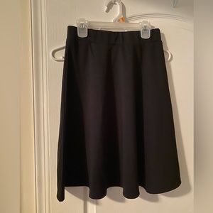Plain black skirt